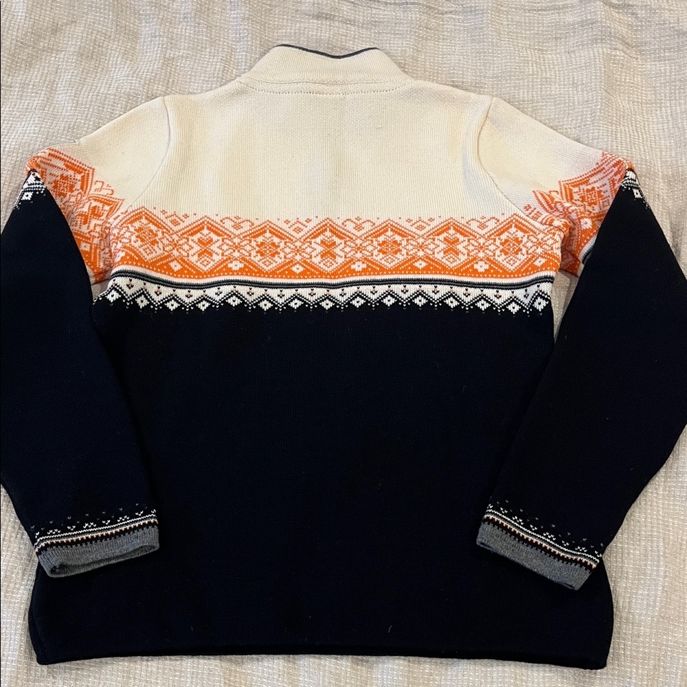 Dale of Norway Women’s Moritz Swwater Black, Cream and Orange Medium Like New! - Picture 8 of 11